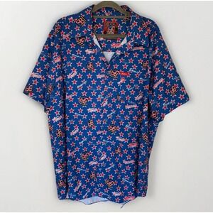 Dixxon Travis Pastrana 199 Snap-On Stars Shirt XL Limited Edition Button Up